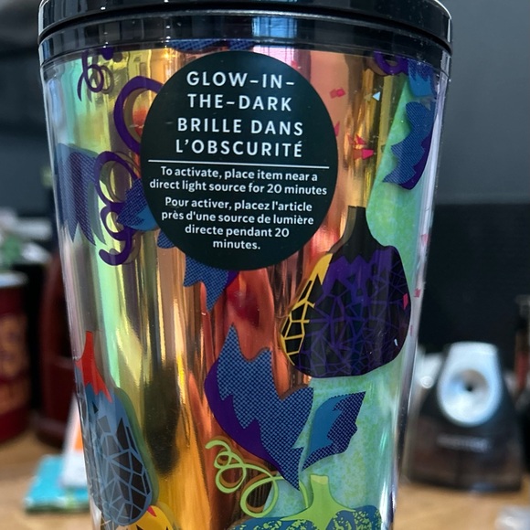 Starbucks Glow-in-the-Dark Tumbler with Multicolor Design - Picture 2 of 6